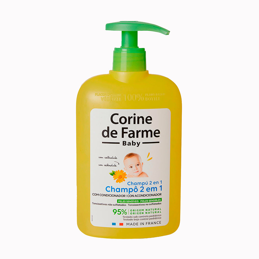 Corine de Farme Baby - Shampoo 2 en 1 con Caléndula 500 mL