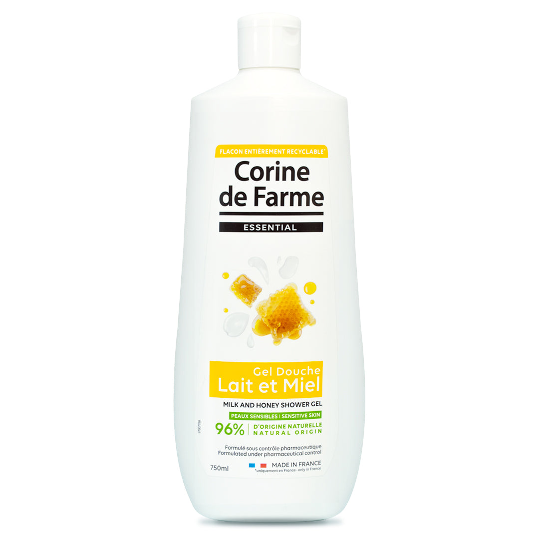 Corine de Farme - Gel de Baño Esencial Leche y Miel 750 mL