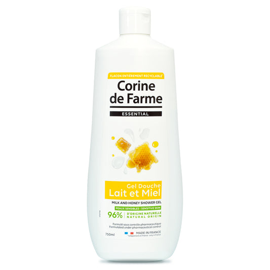 Corine de Farme - Gel de Baño Esencial Leche y Miel 750 mL